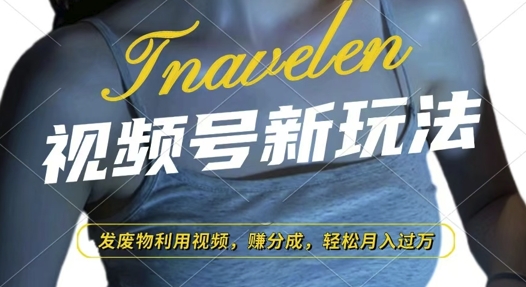 视频号新玩法，废物利用视频，撸分成收益，轻松月入过W-任任的小木屋 - 热点知汇