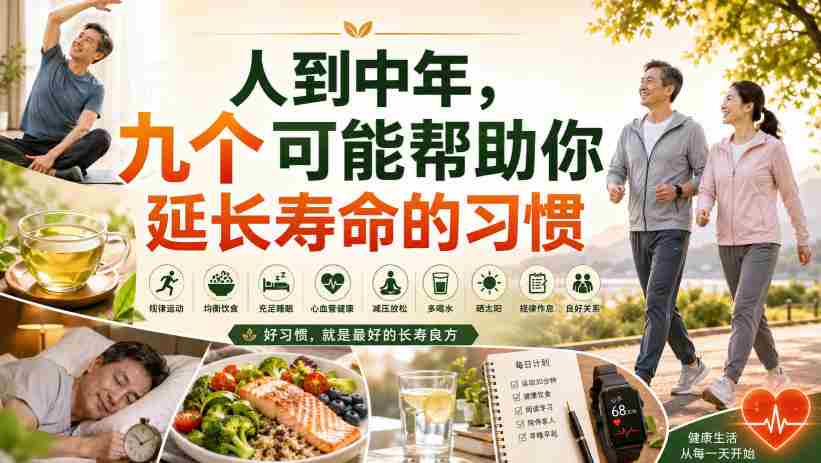 付费文章:人到中年,九个可能帮助你延长寿命的习惯-任任的小木屋 - 热点知汇