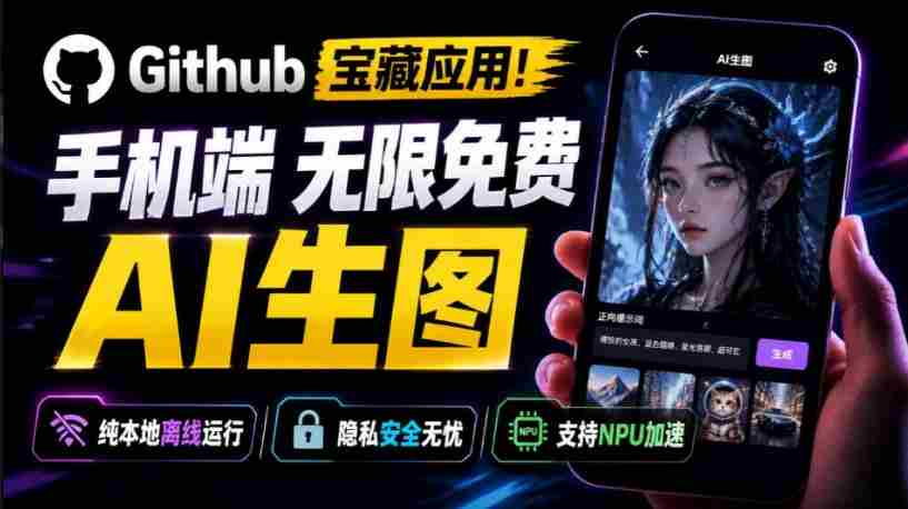 Github宝藏应用！手机端无限免费AI生图，纯本地离线运行，支持NPU加速斩获3.1k stars，local-dream-任任的小木屋 - 热点知汇