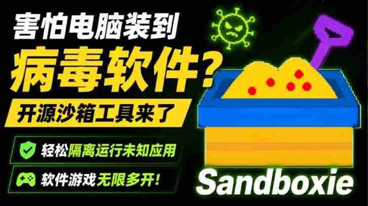 害怕电脑装到病毒软件？开源沙箱工具来了，轻松隔离运行未知应用，还能软件游戏无限多开！Sandboxie-任任的小木屋 - 热点知汇