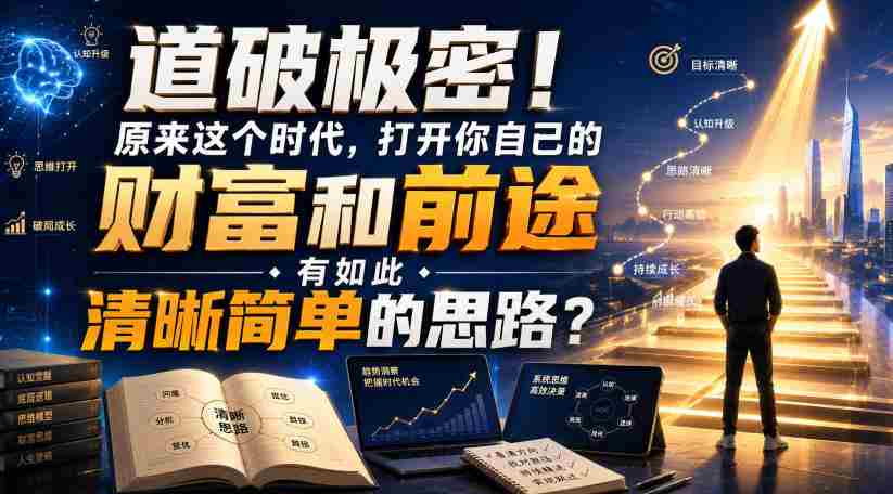 公众号灏泽异谈付费文：道破极密！原来这个时代，打开你自己的财富和前途，有如此清晰简单的思路？！-任任的小木屋 - 热点知汇