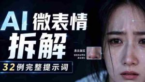 AI微表情拆解提示词合集，精准调控AI角色表情，可直接复用，0基础也能调出影视级表情变化-任任的小木屋 - 热点知汇