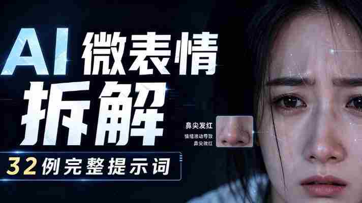AI微表情拆解提示词合集，精准调控AI角色表情，可直接复用，0基础也能调出影视级表情变化-任任的小木屋 - 热点知汇