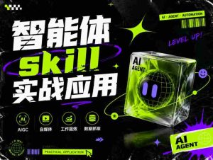 智能体skill实战应用,为寻求利用智能体进行工作提效的人打造,案例演示,纯实战课-任任的小木屋 - 热点知汇