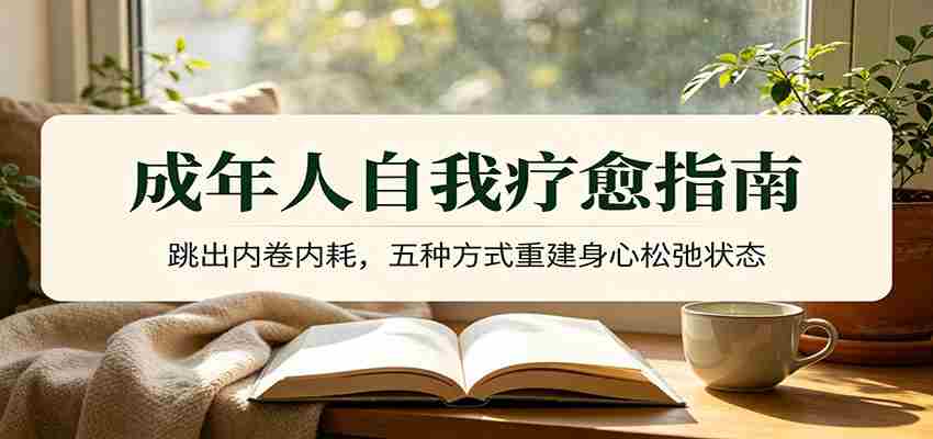 成年人自我疗愈指南：跳出内卷内耗，五种方式重建身心松弛状态-任任的小木屋 - 热点知汇