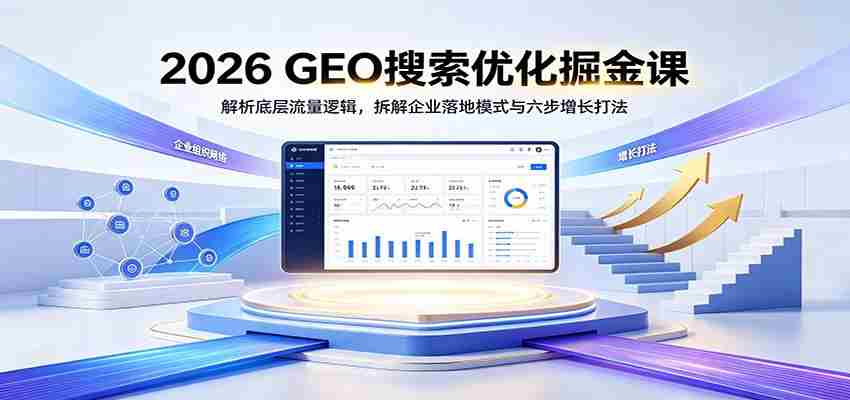 2026 GEO搜索优化掘金课：解析底层流量逻辑，拆解企业落地模式与六步增长打法-任任的小木屋 - 热点知汇