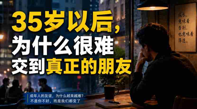 付费文章：35岁以后，为什么很难交到真正的朋友-任任的小木屋 - 热点知汇