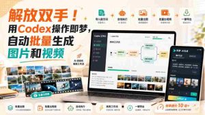 解放双手！用Codex操作即梦，自动批量生成图片和视频-任任的小木屋 - 热点知汇