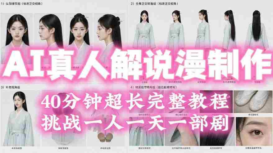 2026年AI真人解说漫剧自动批量化制作教程，40分钟超长完整，自动批量化制作，挑战一人一天一部剧！-任任的小木屋 - 热点知汇