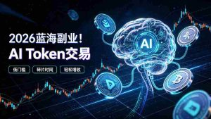 2026全新风口副业|AI智能Token交易,空闲时间轻松 賺 收益,无需全天盯盘【揭秘】-任任的小木屋 - 热点知汇