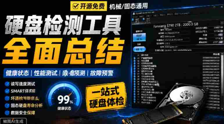 Github宝藏应用！专业磁盘硬盘健康信息检测工具，支持硬盘健康度、通电时间和次数等，CrystalDiskInfo-任任的小木屋 - 热点知汇