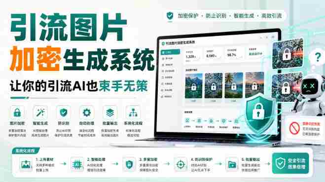 引流图片加密生成系统,让你的引流AI也束手无策-任任的小木屋 - 热点知汇