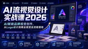 AI流视觉设计实战课2026:AI赋能品牌视觉创作,从Logo设计到商业视觉全流程落地-任任的小木屋 - 热点知汇