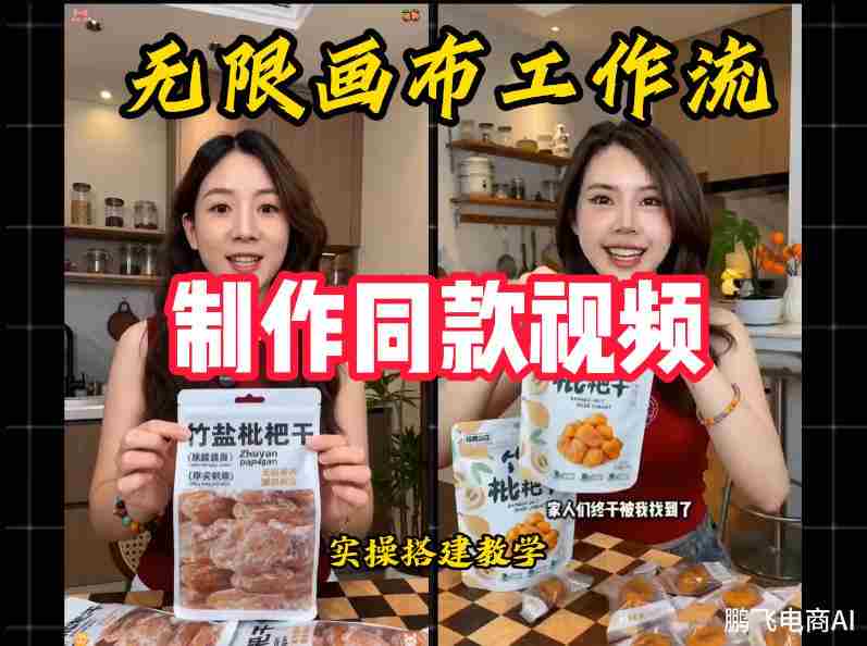 无限画布工作流一键复刻爆款带货视频，实操搭建，操作简单-任任的小木屋 - 热点知汇