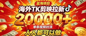 海外TK拉新最新玩法，剪映就能做，不用经验不用粉丝，单条视频收益上限2W+-任任的小木屋 - 热点知汇