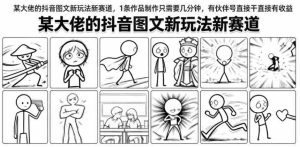 某大佬的抖音图文新玩法新赛道，1条作品制作只需要几分钟，有伙伴号直接干直接有收益-任任的小木屋 - 热点知汇