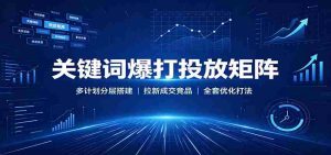 关键词爆打投放矩阵:多计划分层搭建,拉新成交竞品全套优化打法-任任的小木屋 - 热点知汇