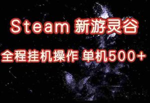 Steam新游灵谷实测，单窗口日入超百，矩阵批量跑号可以放大产出，全套实操思路给到，上手直接做【揭秘】-任任的小木屋 - 热点知汇