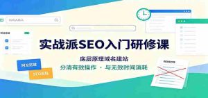 实战派SEO入门研修课：底层原理域名建站，分清有效操作与无效时间消耗-任任的小木屋 - 热点知汇