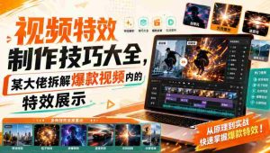 视频特效制作技巧大全，某大佬拆解爆款视频内的特效展示-任任的小木屋 - 热点知汇