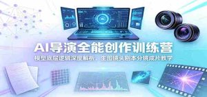 AI导演全能创作训练营:模型底层逻辑深度解析,生图镜头剧本分镜成片教学-任任的小木屋 - 热点知汇