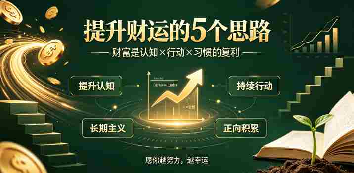 付费文章:提升财运的5个思路——财富是认知x行动x习惯的复利,愿你越努力,越幸运-任任的小木屋 - 热点知汇