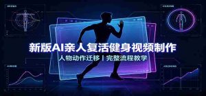 新版AI亲人复活健身视频制作，人物动作迁移，完整流程教学-任任的小木屋 - 热点知汇
