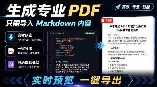 只需导入Markdown内容，实时预览一键导出专业PDF！轻松解决AI生成内容排版问题Presto-任任的小木屋 - 热点知汇