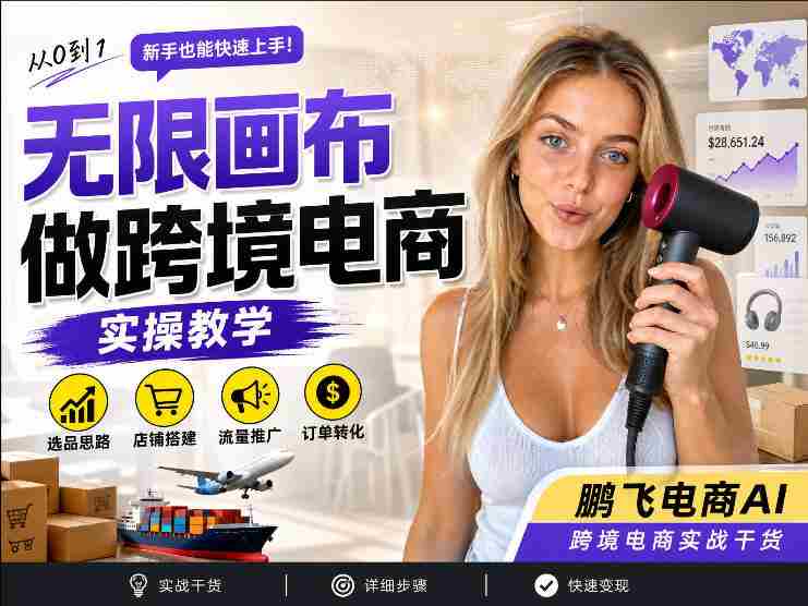 【跨境电商必备】AI无线画布制作商品宣传视频,四步搞定,无线画布工作流,操作简单好上手-任任的小木屋 - 热点知汇