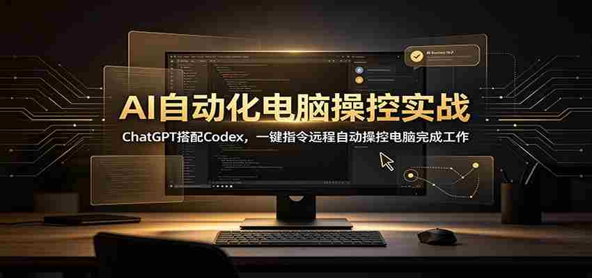 AI自动化电脑操控实战：ChatGPT搭配Codex，一键指令远程自动操控电脑完成工作-任任的小木屋 - 热点知汇