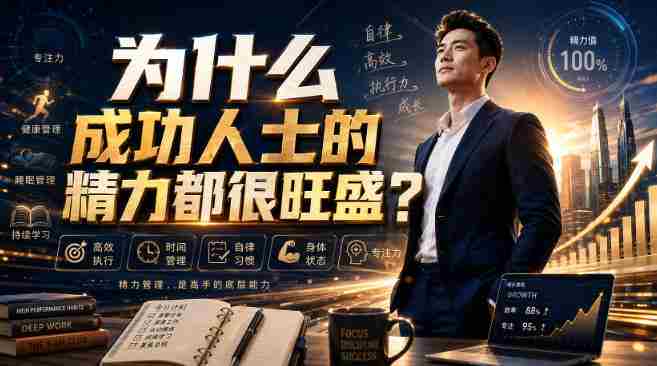 付费文章:为什么成功人士的精力都很旺盛?-任任的小木屋 - 热点知汇