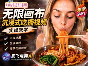 保姆级教程｜用AI无线画布做沉浸式吃播，3步直接出片，无线画布工作流，操作简单好上手-任任的小木屋 - 热点知汇