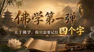 付费文章:佛学第一弹,关于佛学,你只需要记住四个字-任任的小木屋 - 热点知汇