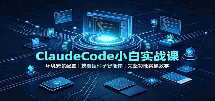 ClaudeCode小白实战课:环境安装配置,技能插件子智能体,完整功能实操教学-任任的小木屋 - 热点知汇