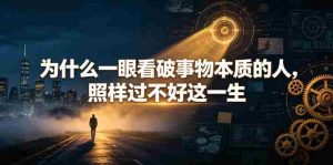 付费文章:为什么一眼看破事物本质的人,照样过不好这一生-任任的小木屋 - 热点知汇