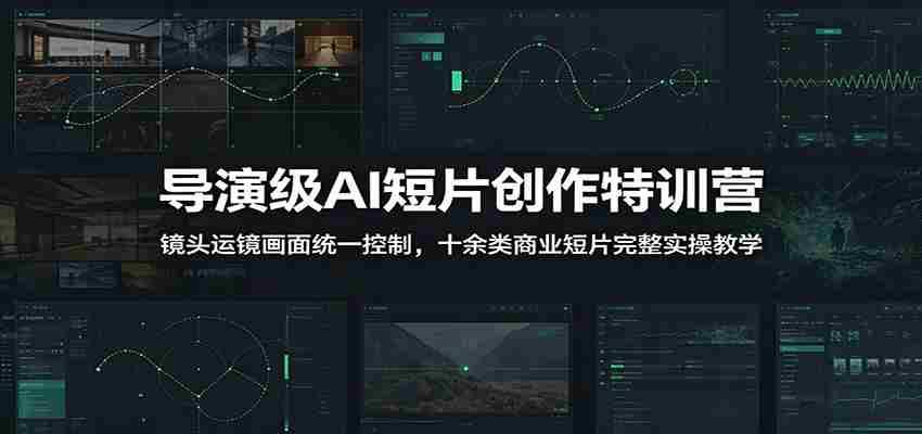 导演级AI短片创作特训营：镜头运镜画面统一控制，十余类商业短片完整实操教学（更新）-任任的小木屋 - 热点知汇