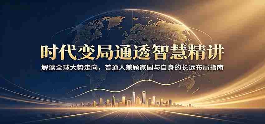 时代变局通透智慧精讲：解读全球大势走向，普通人兼顾家国与自身的长远布局指南-任任的小木屋 - 热点知汇