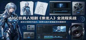 AIGC仿真人短剧《豢龙人》全流程实战:剧本分镜美术设计,即梦AI成片剪辑配音完整教学-任任的小木屋 - 热点知汇