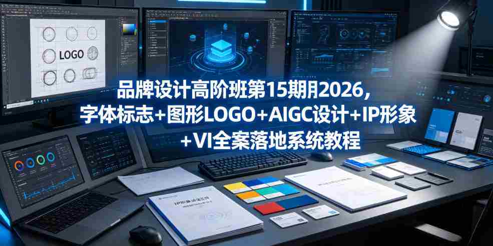 品牌设计高阶班第15期2026，字体标志＋图形LOGO＋AIGC设计＋IP形象＋VI全案落地系统教程-任任的小木屋 - 热点知汇