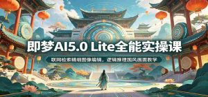 即梦AI5.0 Lite全能实操课：联网检索精细图像编辑，逻辑推理国风画面教学-任任的小木屋 - 热点知汇