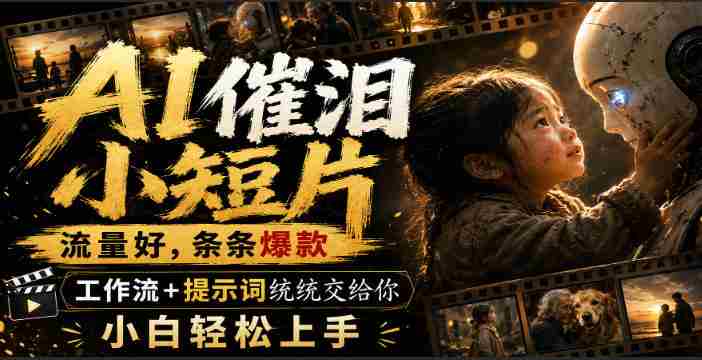 AI催泪小短片，流量好，条条爆款，工作流+提示词统统交给你，小白轻松上手-任任的小木屋 - 热点知汇