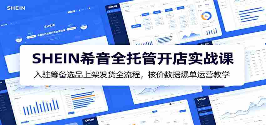 SHEIN希音全托管开店实战课：入驻筹备选品上架发货全流程，核价数据爆单运营教学-任任的小木屋 - 热点知汇