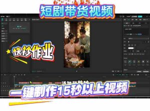 短剧带货视频用扣子coze工作流一键制作搭建教程,实操教程-任任的小木屋 - 热点知汇