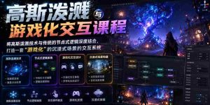 高斯泼溅与游戏化交互课程，将高斯泼溅技术与传统的节点式逻辑深度结合，打造一套“游戏化”的沉浸式场景的交互系统-任任的小木屋 - 热点知汇