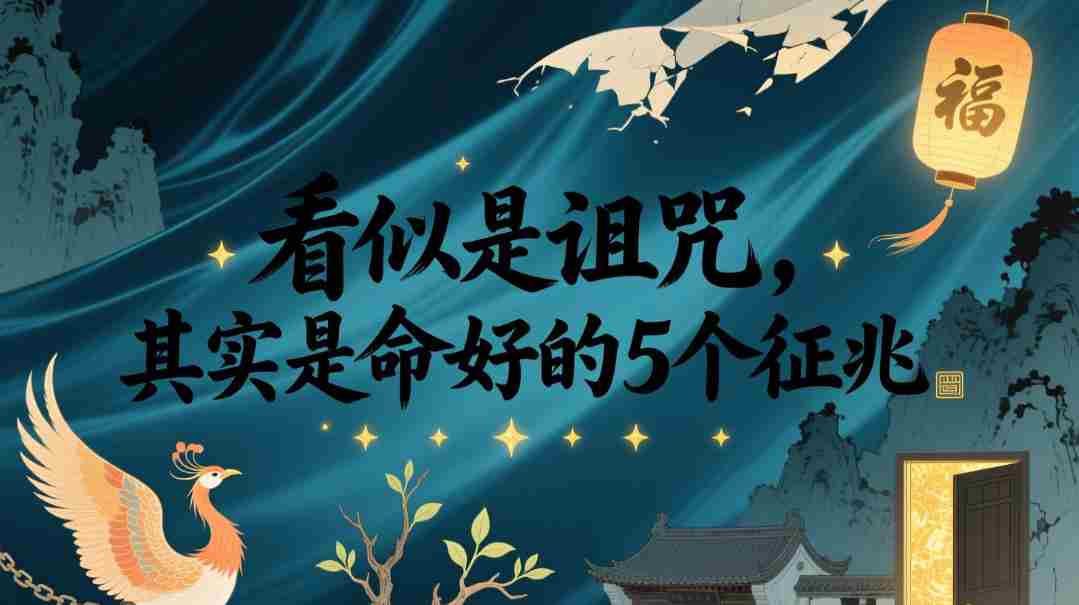 付费文章：看似是诅咒，其实是命好的5个征兆-任任的小木屋 - 热点知汇