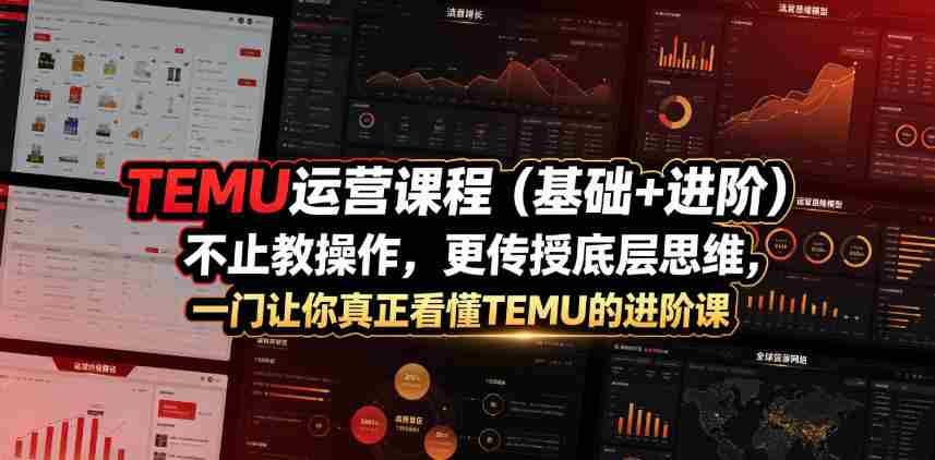 TEMU运营课程（基础+进阶），不止教操作，更传授底层思维，一门让你真正看懂TEMU的进阶课-任任的小木屋 - 热点知汇