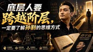 付费文章：底层人要跨越阶层，一定要了解孙割的思维方式-任任的小木屋 - 热点知汇