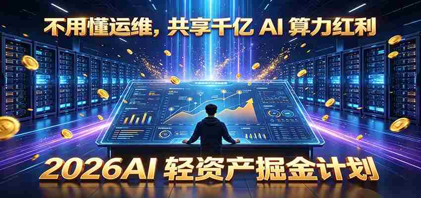 不用懂运维，共享千亿 AI 算力红利，2026AI 轻资产掘金计划-任任的小木屋 - 热点知汇