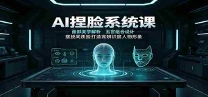 AI捏脸系统课:面部美学解析,五官组合设计,摆脱同质脸打造高辨识度人物形象-任任的小木屋 - 热点知汇