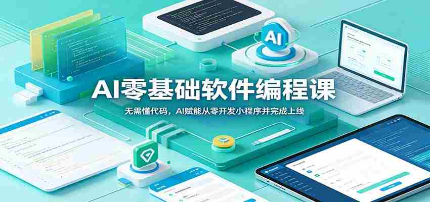 AI零基础软件编程课：无需懂代码，AI赋能从零开发小程序并完成上线-任任的小木屋 - 热点知汇